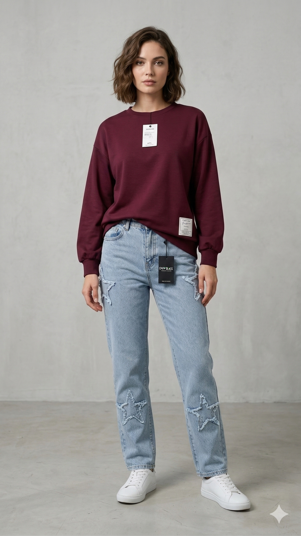 Burgundy Core Sweat