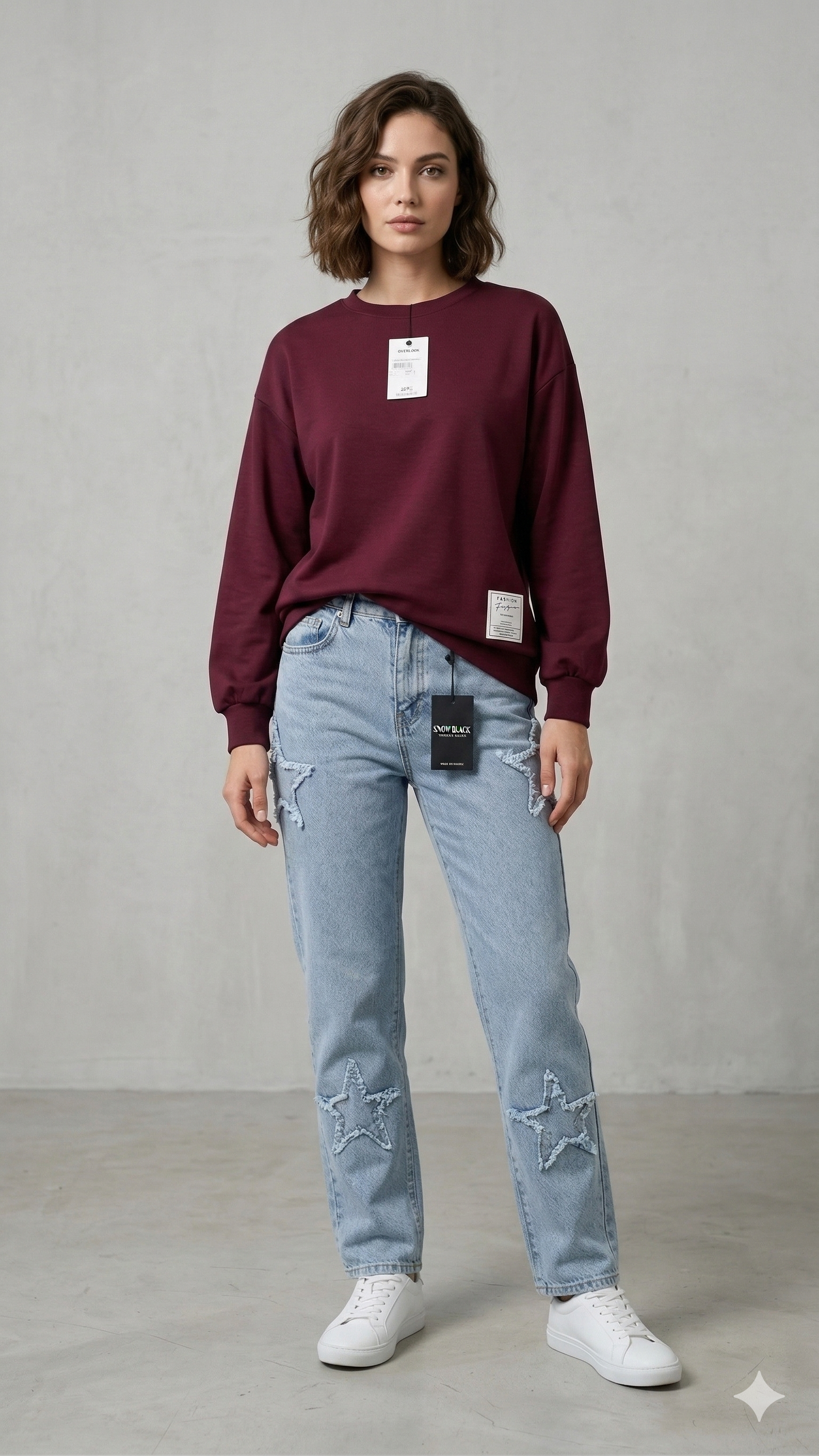 Burgundy Core Sweat